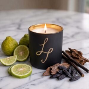 Bergamot, Tonka and Oud candle